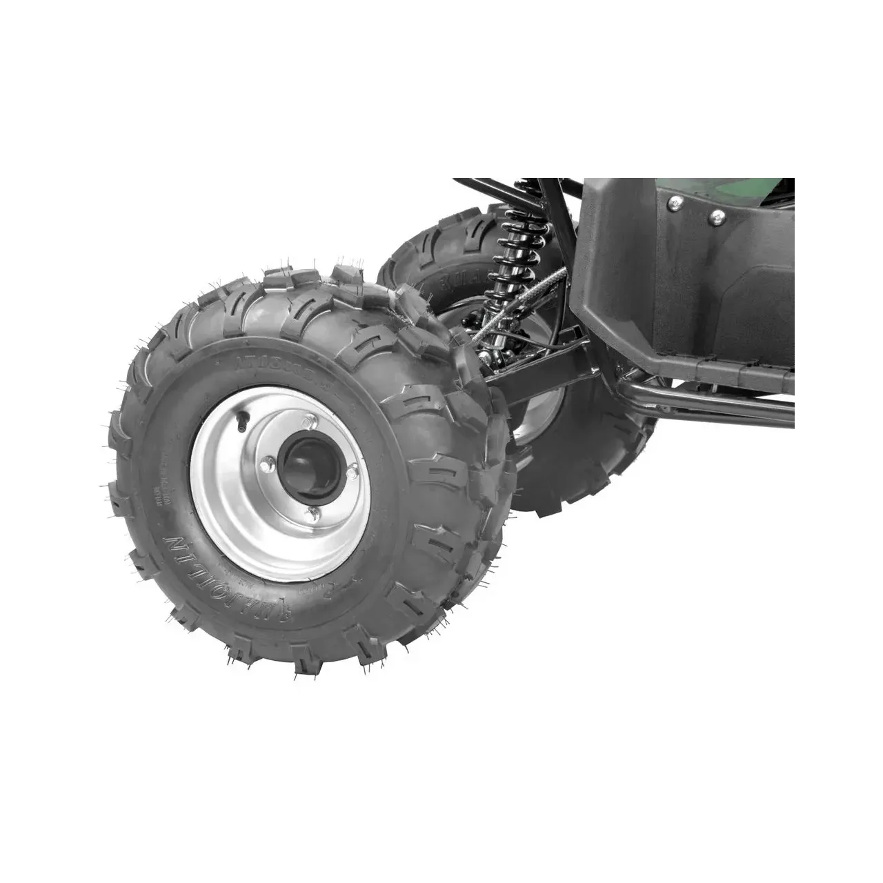 ATV electric HECHT 56150 Army, acumulator 60 V / 20 Ah, viteza maxima 35 km/h, greutate maxima suportata 120 kg, camuflaj 3