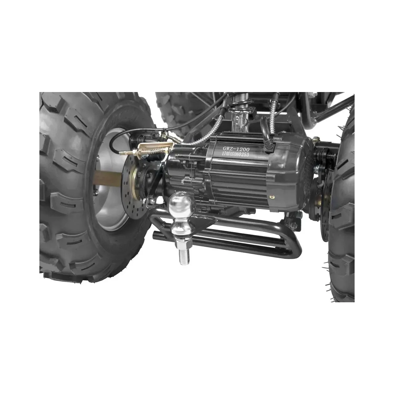 ATV electric HECHT 56150 Army, acumulator 60 V / 20 Ah, viteza maxima 35 km/h, greutate maxima suportata 120 kg, camuflaj 11