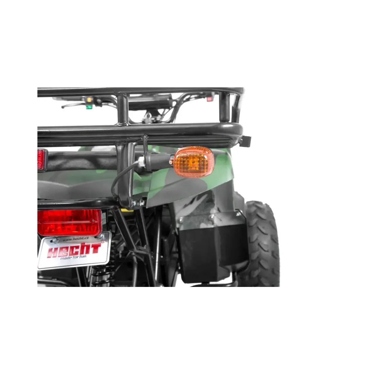 ATV electric HECHT 56150 Army, acumulator 60 V / 20 Ah, viteza maxima 35 km/h, greutate maxima suportata 120 kg, camuflaj 13