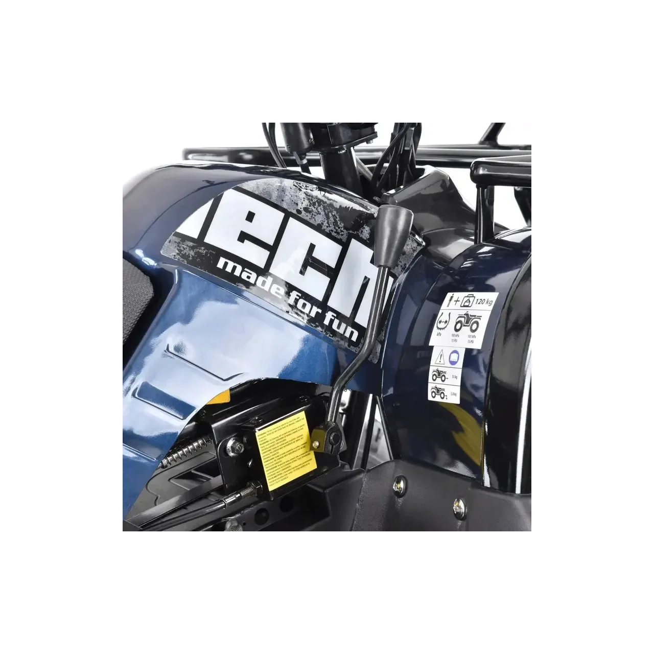 ATV electric HECHT 56150 Blue, acumulator 60 V / 20 Ah, viteza maxima 35 km/h, greutate maxima suportata 120 kg, albastru 2