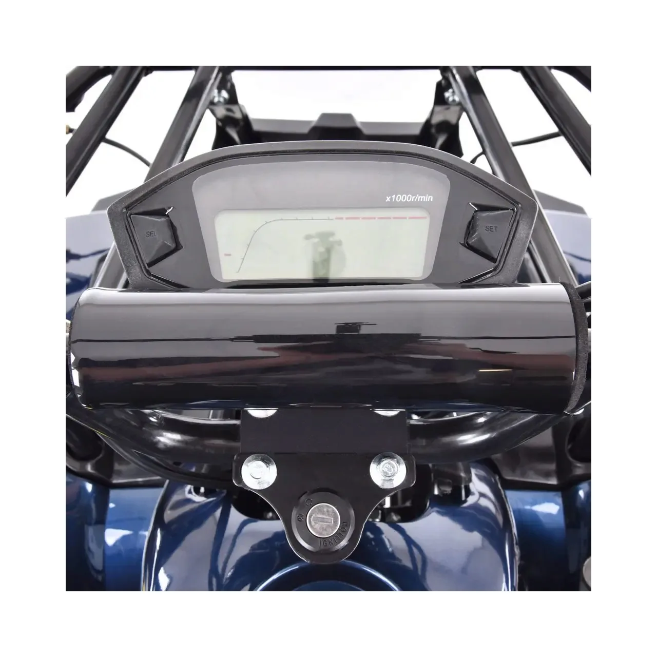 ATV electric HECHT 56150 Blue, acumulator 60 V / 20 Ah, viteza maxima 35 km/h, greutate maxima suportata 120 kg, albastru 4