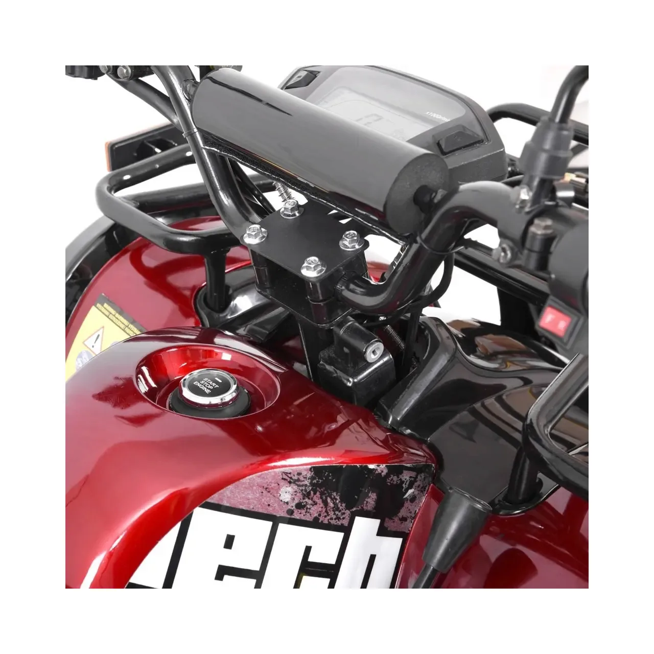 ATV electric HECHT 56155 Red, acumulator 72 V / 20 Ah, viteza maxima 40 km/h, greutate maxima suportata 120 kg, rosu 8