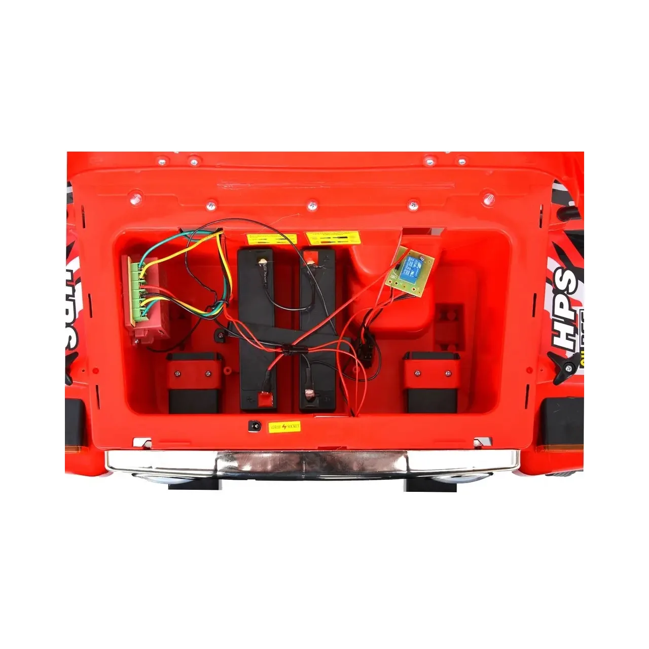 Masinuta electrica pentru copii off-road 4x4 HECHT 56185, acumulator 2 x 6 V, 10 Ah / 25 W, greutate maxima 30 kg, rosu, varsta recomandata 3-8 ani 4