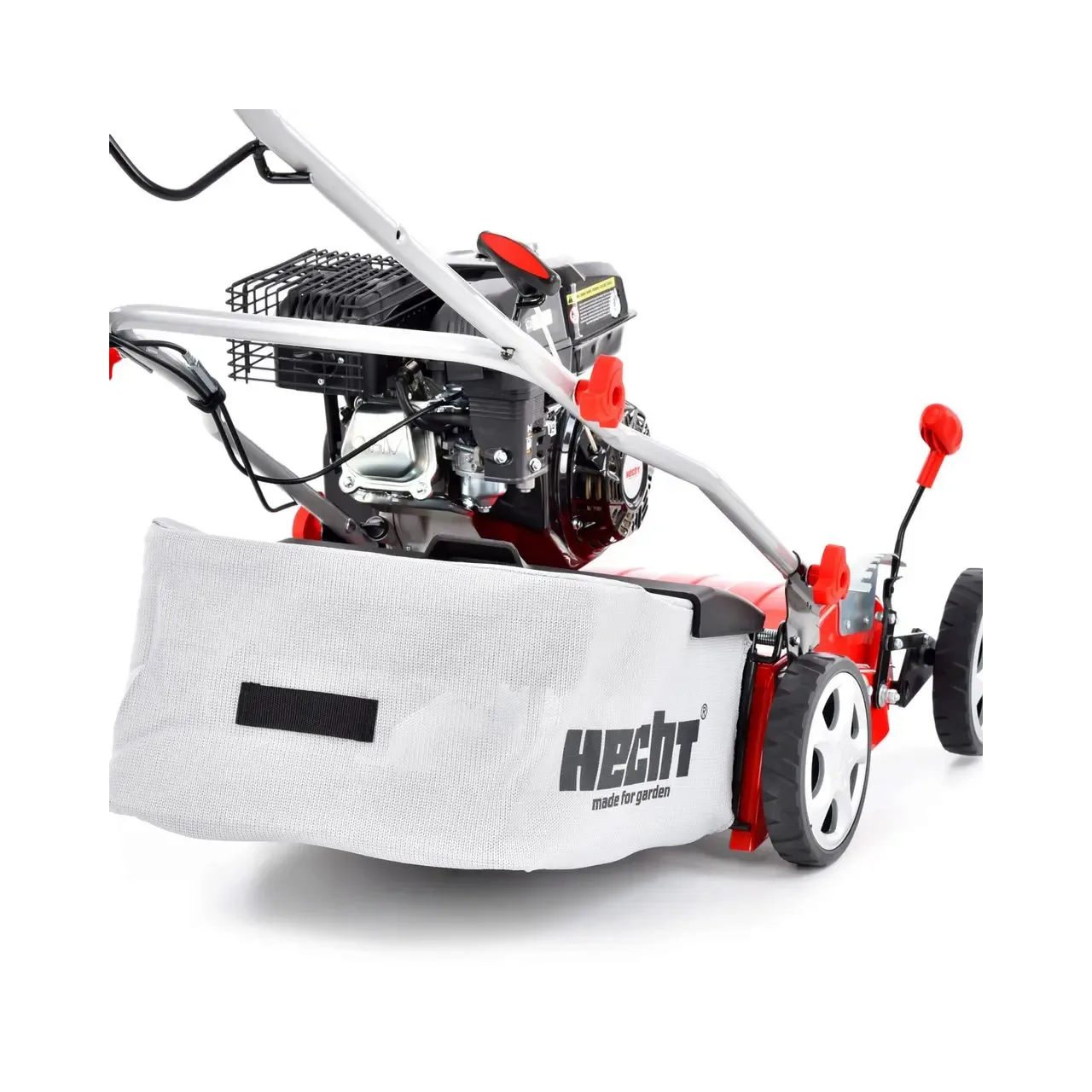 Scarificator si aerator HECHT 5644, motor 4 timpi, capacitate cilindrica 212 CC, putere 5.5 CP, 4 kW, sac colectare 45 litri, latime lucru 42 cm 1