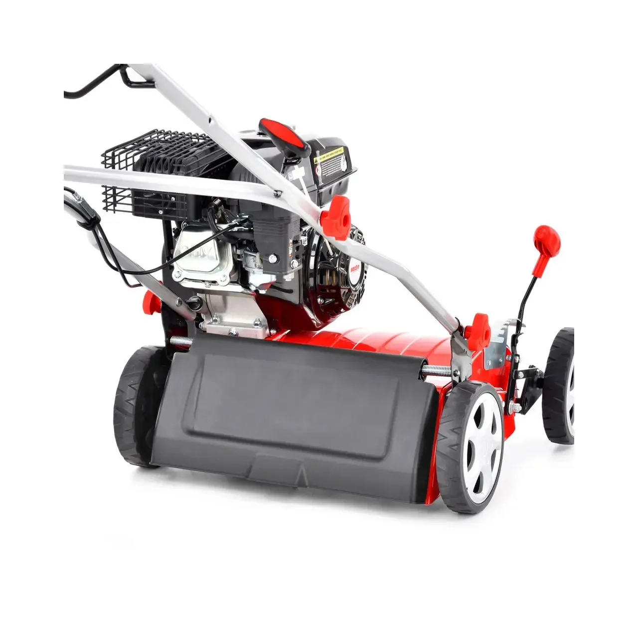 Scarificator si aerator HECHT 5644, motor 4 timpi, capacitate cilindrica 212 CC, putere 5.5 CP, 4 kW, sac colectare 45 litri, latime lucru 42 cm 2