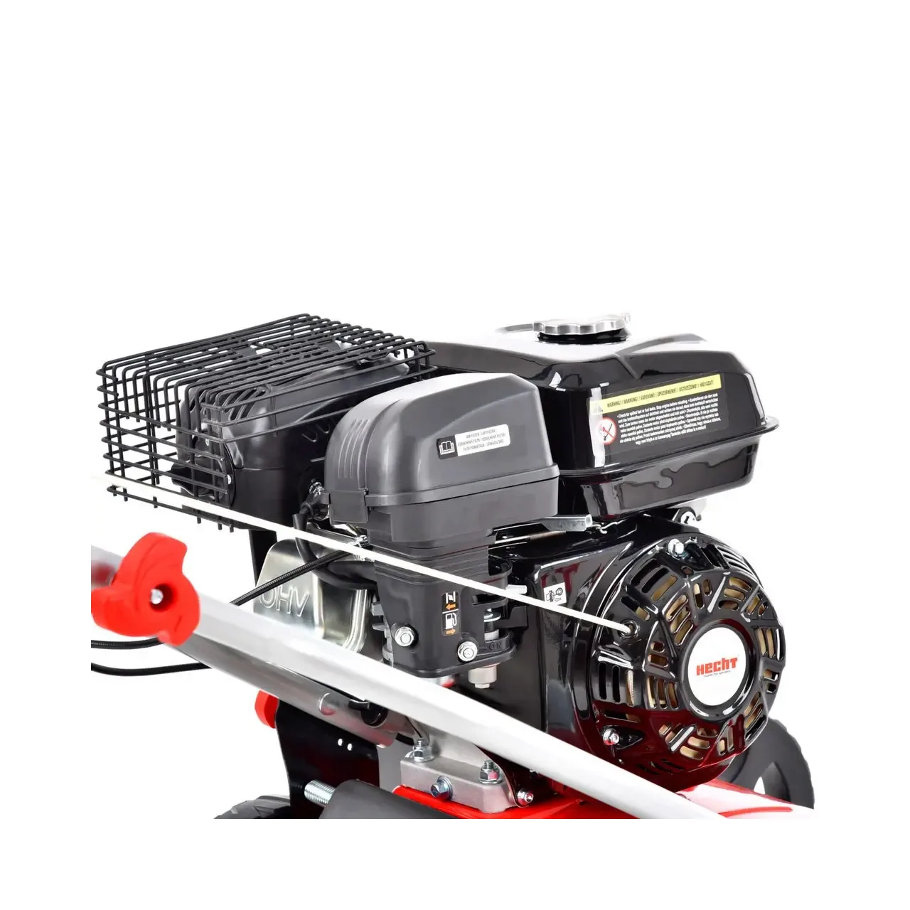 Scarificator si aerator HECHT 5644, motor 4 timpi, capacitate cilindrica 212 CC, putere 5.5 CP, 4 kW, sac colectare 45 litri, latime lucru 42 cm 3