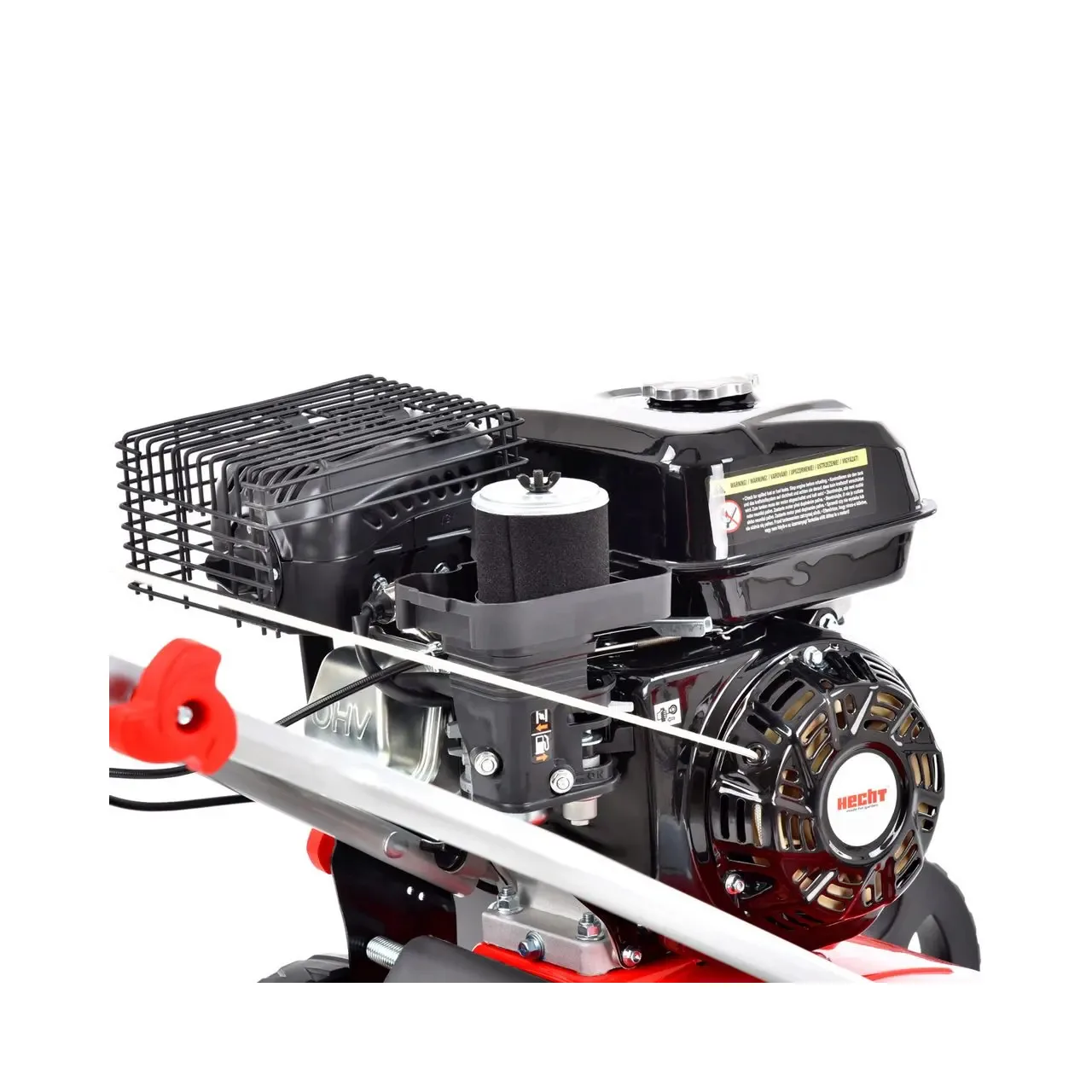 Scarificator si aerator HECHT 5644, motor 4 timpi, capacitate cilindrica 212 CC, putere 5.5 CP, 4 kW, sac colectare 45 litri, latime lucru 42 cm 4