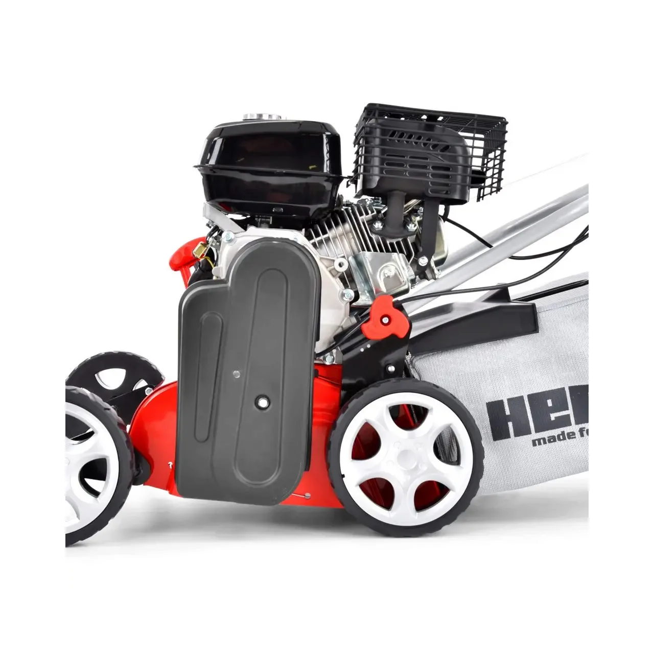 Scarificator si aerator HECHT 5644, motor 4 timpi, capacitate cilindrica 212 CC, putere 5.5 CP, 4 kW, sac colectare 45 litri, latime lucru 42 cm 9