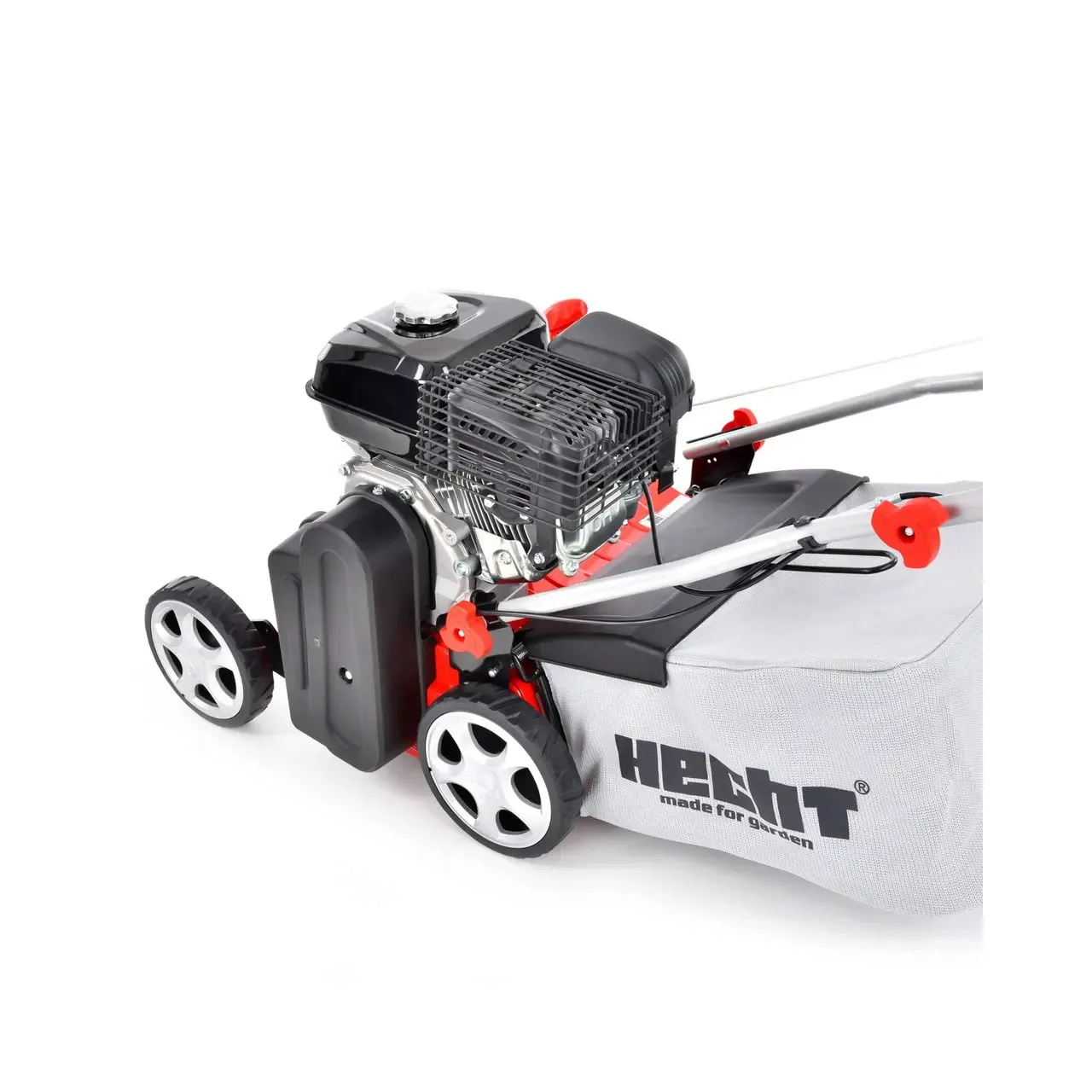 Scarificator si aerator HECHT 5644, motor 4 timpi, capacitate cilindrica 212 CC, putere 5.5 CP, 4 kW, sac colectare 45 litri, latime lucru 42 cm 13