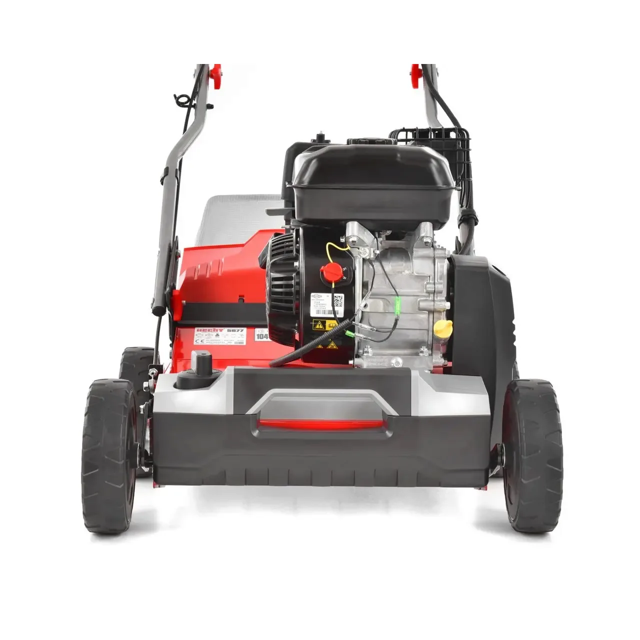Scarificator si aerator pentru gazon HECHT 5677, cu motor Briggs and Stratton 750, 163 CC, 5.7 CP, latime de lucru 40 cm, cutie colectare 45 litri 3