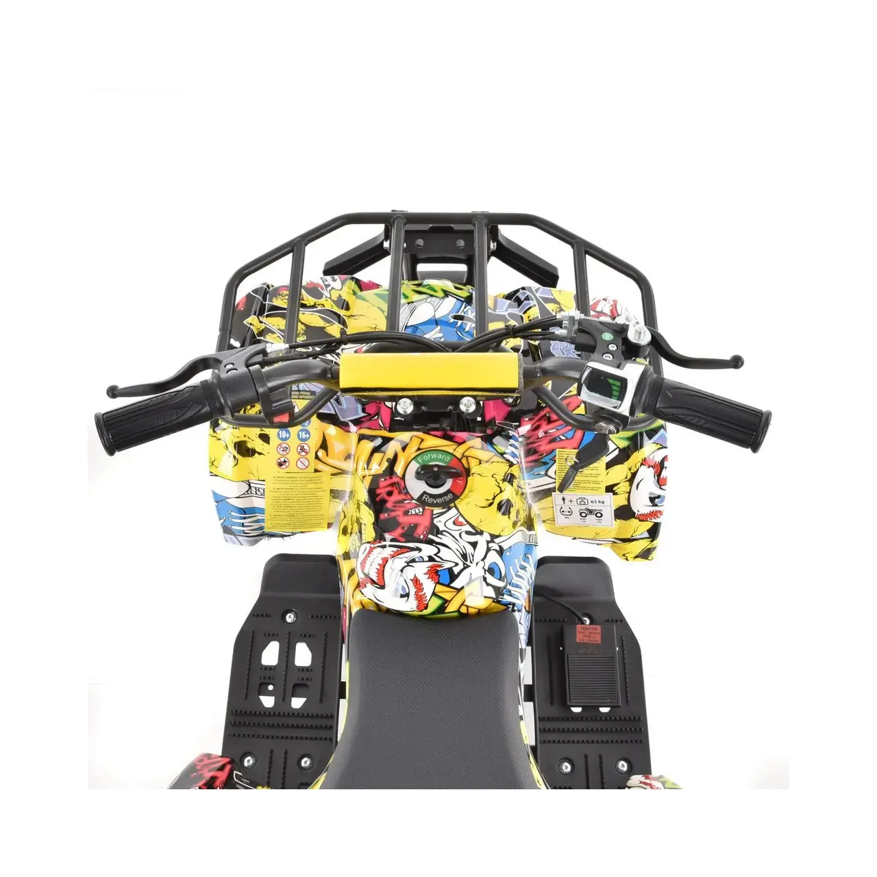 ATV electric pentru copii Hecht 56800 COMIC, 800 W, 20 km/h, capacitate 60 kg, display digital 1