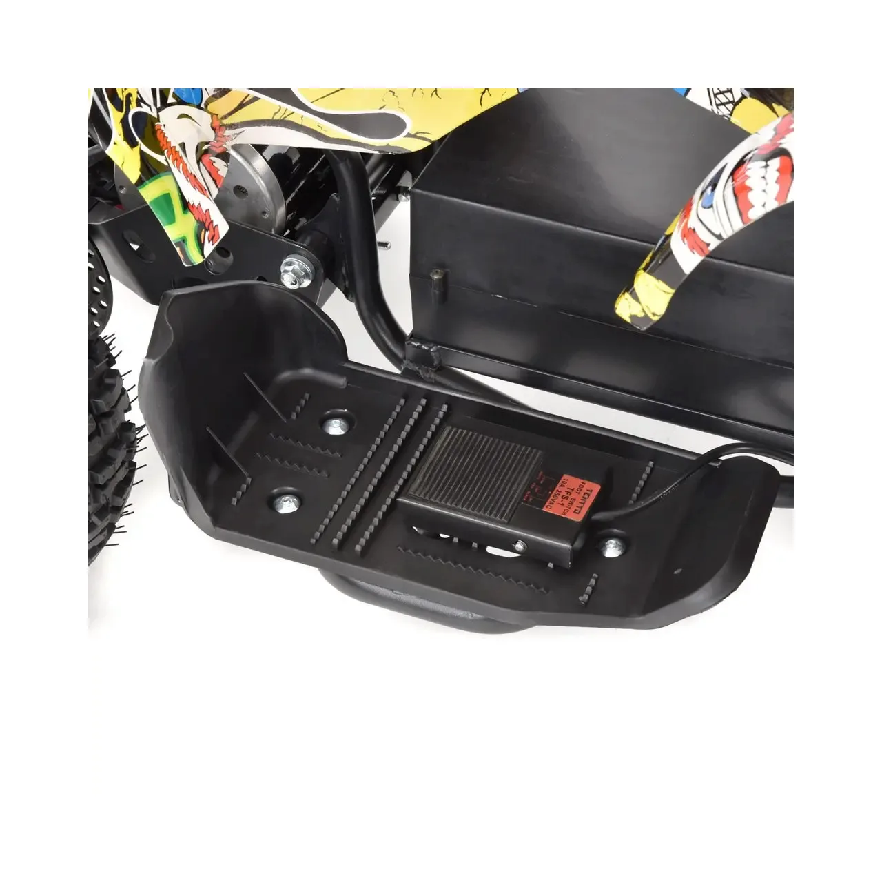 ATV electric pentru copii Hecht 56800 COMIC, 800 W, 20 km/h, capacitate 60 kg, display digital 4