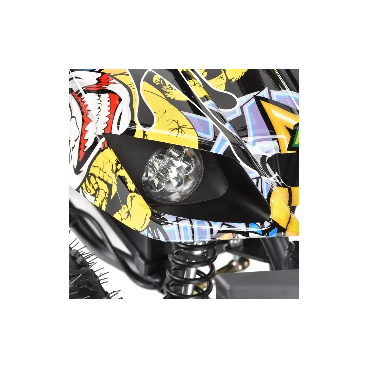 ATV electric pentru copii Hecht 56800 COMIC, 800 W, 20 km/h, capacitate 60 kg, display digital 6