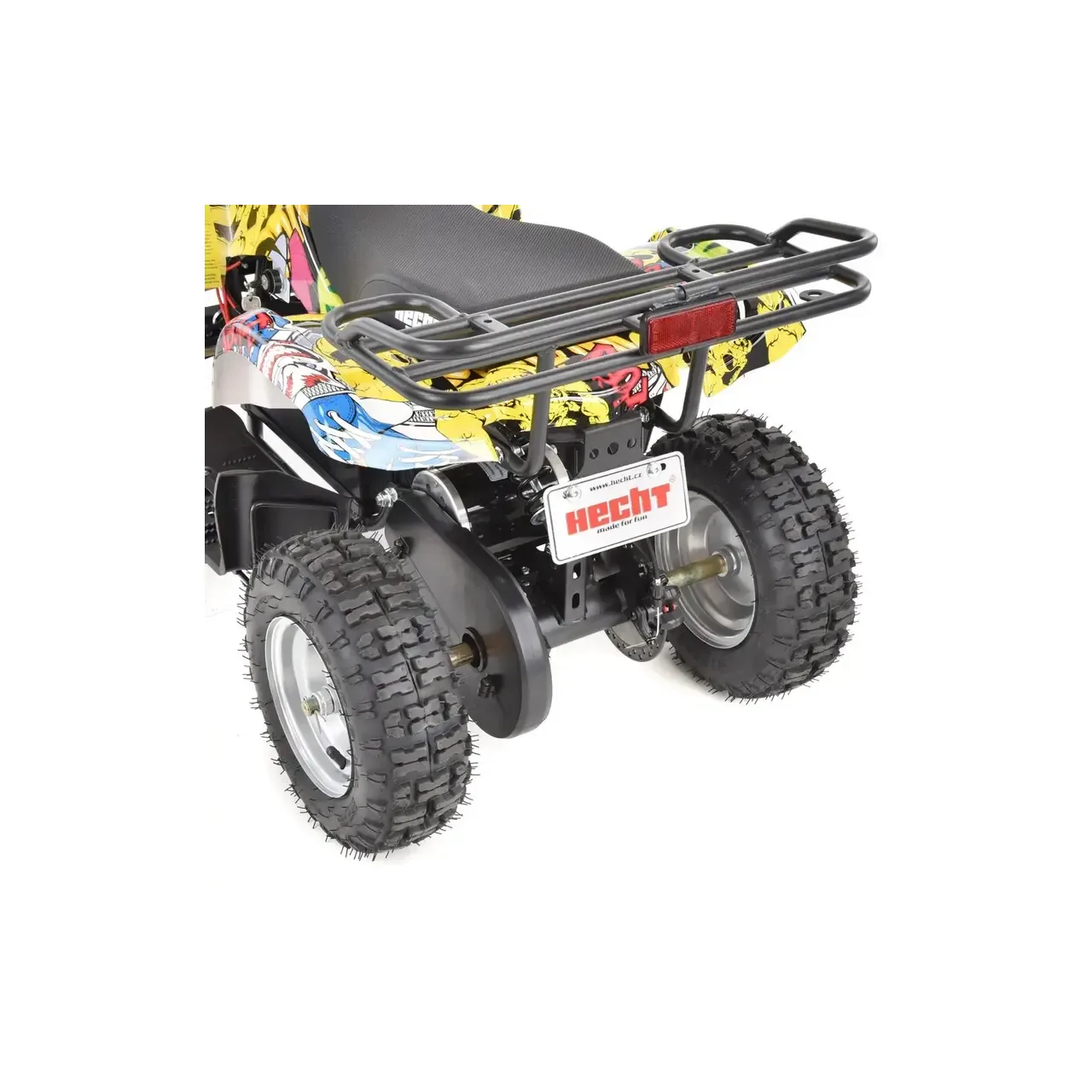 ATV electric pentru copii Hecht 56800 COMIC, 800 W, 20 km/h, capacitate 60 kg, display digital 7