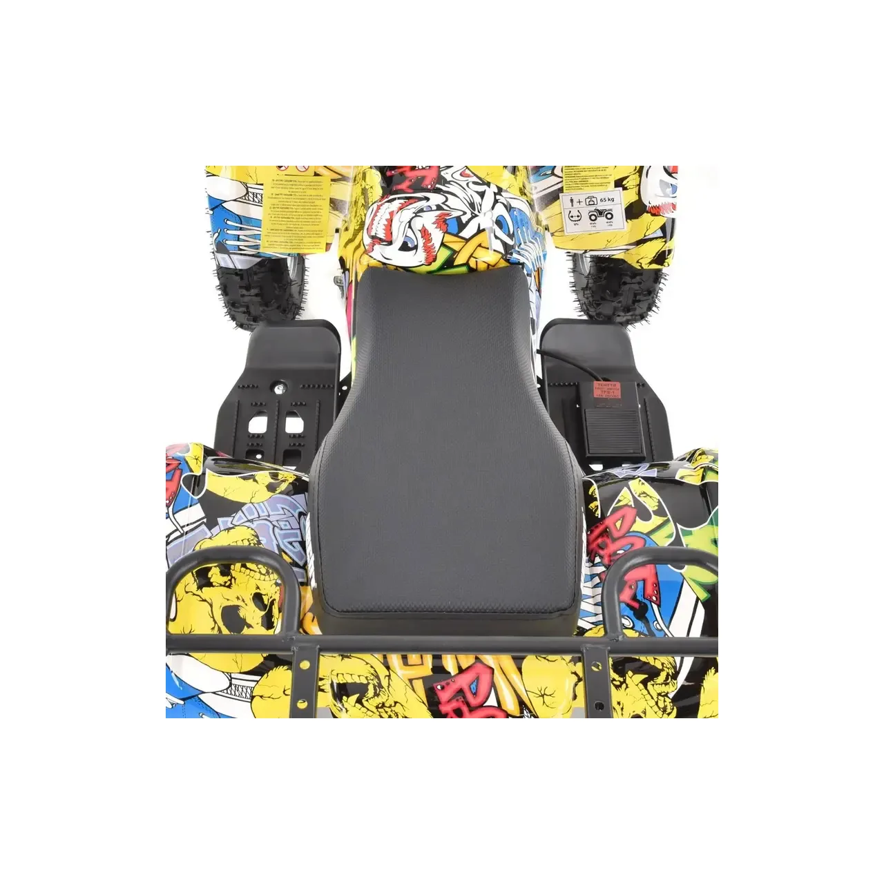 ATV electric pentru copii Hecht 56800 COMIC, 800 W, 20 km/h, capacitate 60 kg, display digital 9