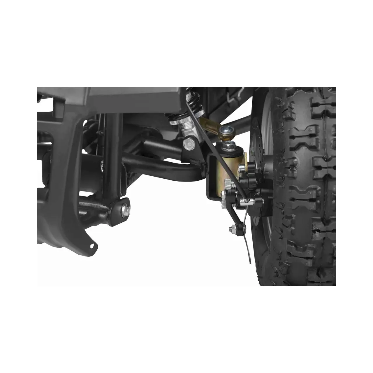 ATV electric pentru copii HECHT 56801, acumulator 36 V / 12 Ah, viteza maxima 25 km/h, greutate maxima suportata 60 kg, display digital, verde 4