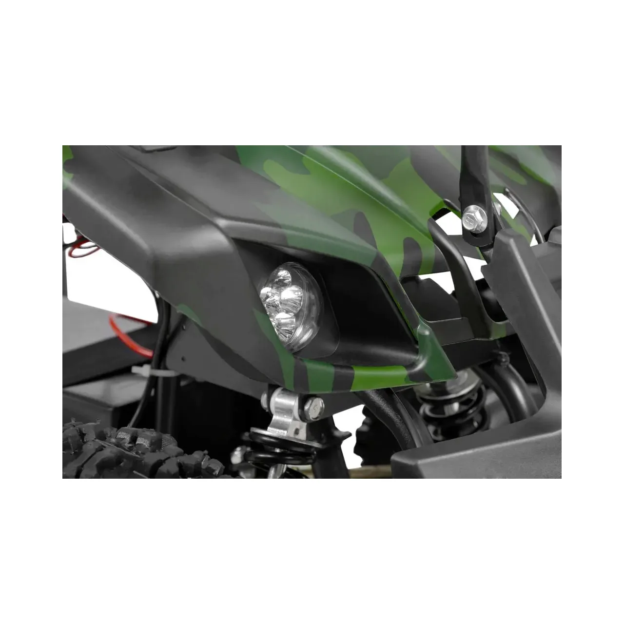 ATV electric pentru copii HECHT 56801, acumulator 36 V / 12 Ah, viteza maxima 25 km/h, greutate maxima suportata 60 kg, display digital, verde 8