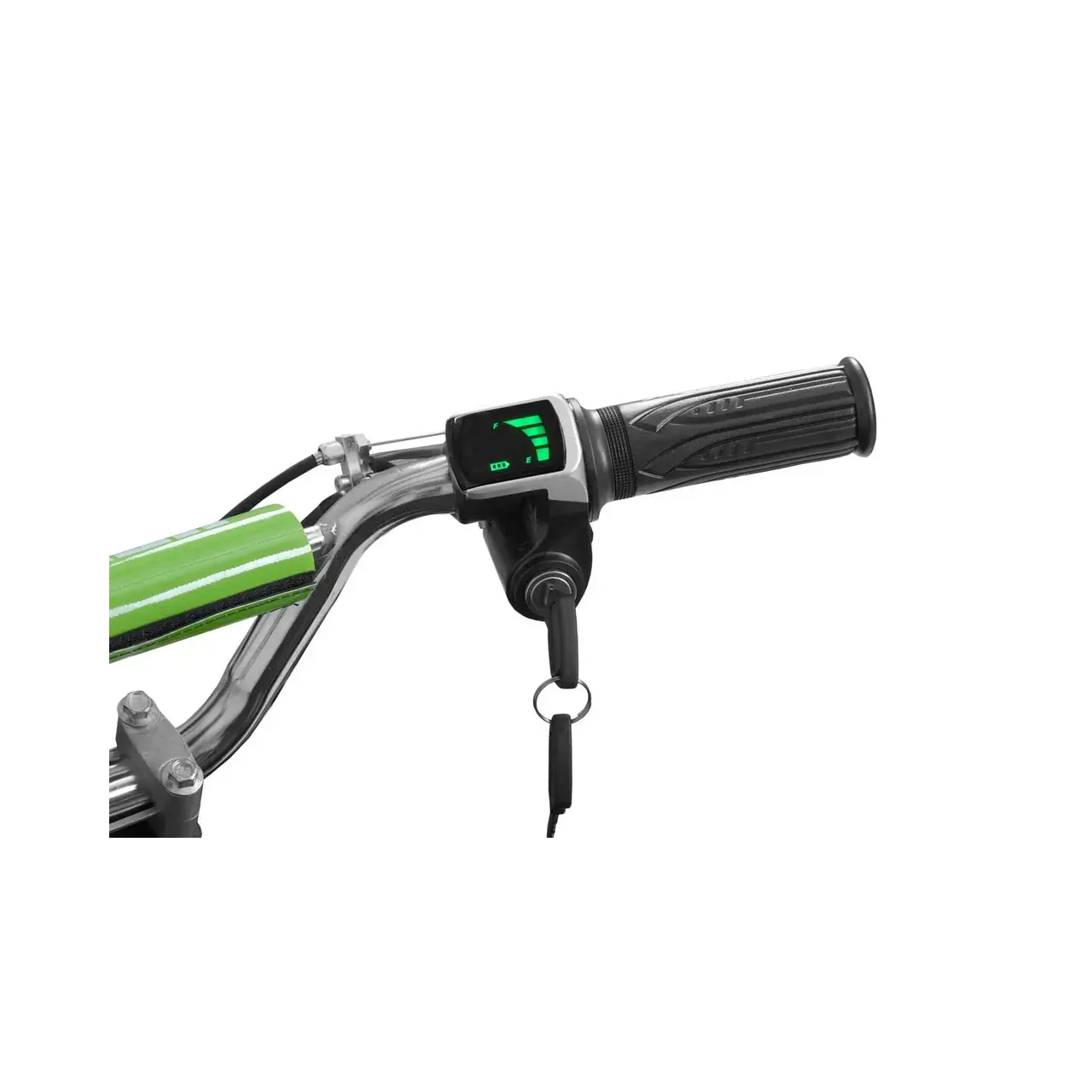 ATV electric pentru copii HECHT 56801, acumulator 36 V / 12 Ah, viteza maxima 25 km/h, greutate maxima suportata 60 kg, display digital, verde 9