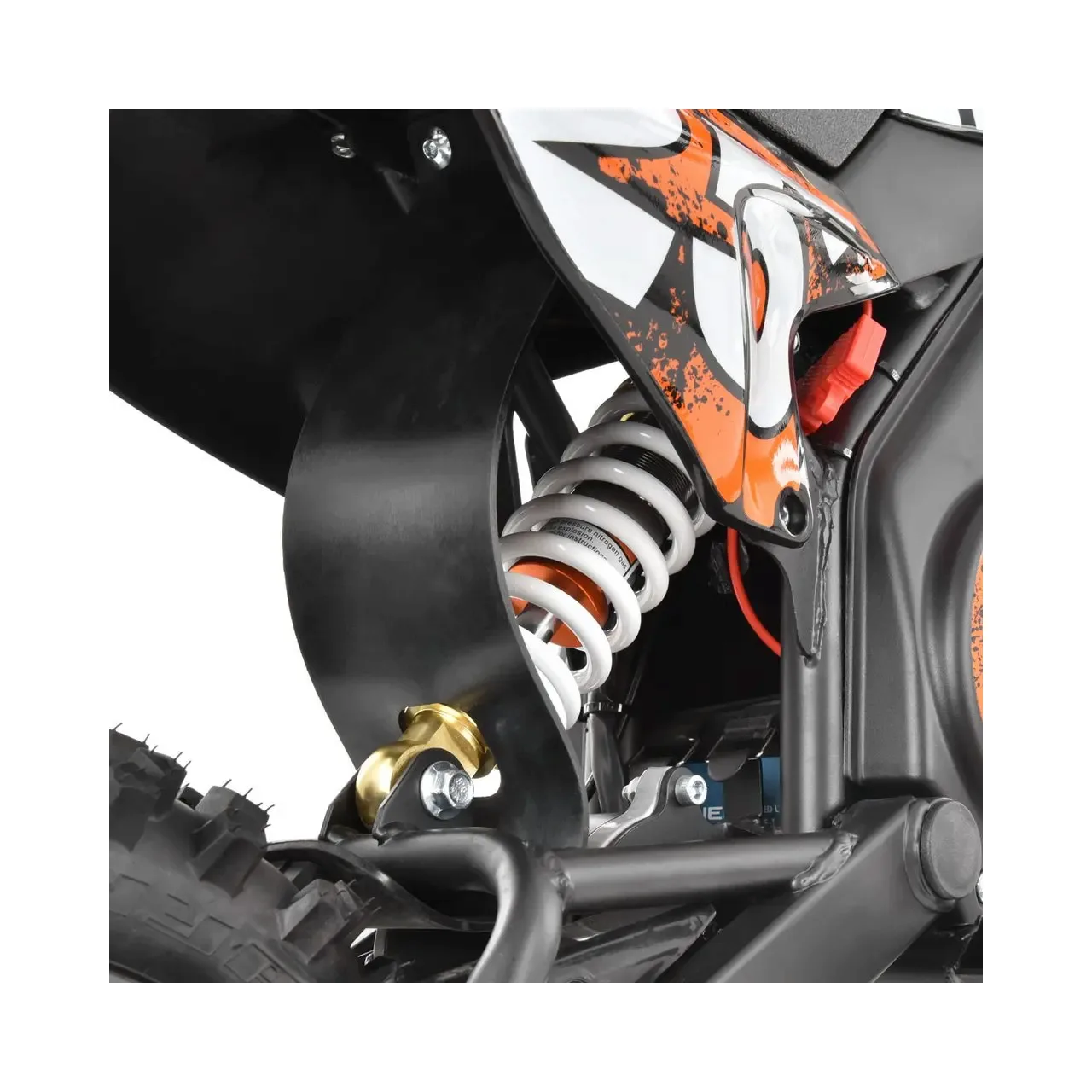 Minicross cu acumulator Hecht 59100 36 v 12 ah capacitate maxima 65 kg autonomie 9 km orange 10