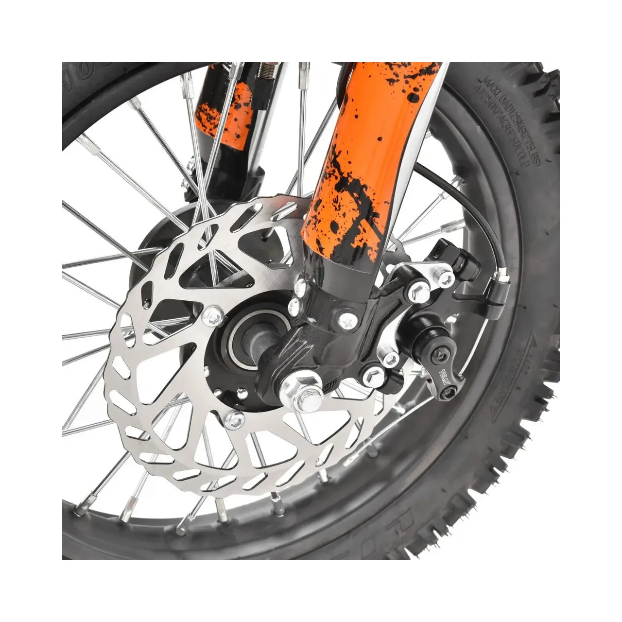 Minicross cu acumulator Hecht 59100 36 v 12 ah capacitate maxima 65 kg autonomie 9 km orange 12