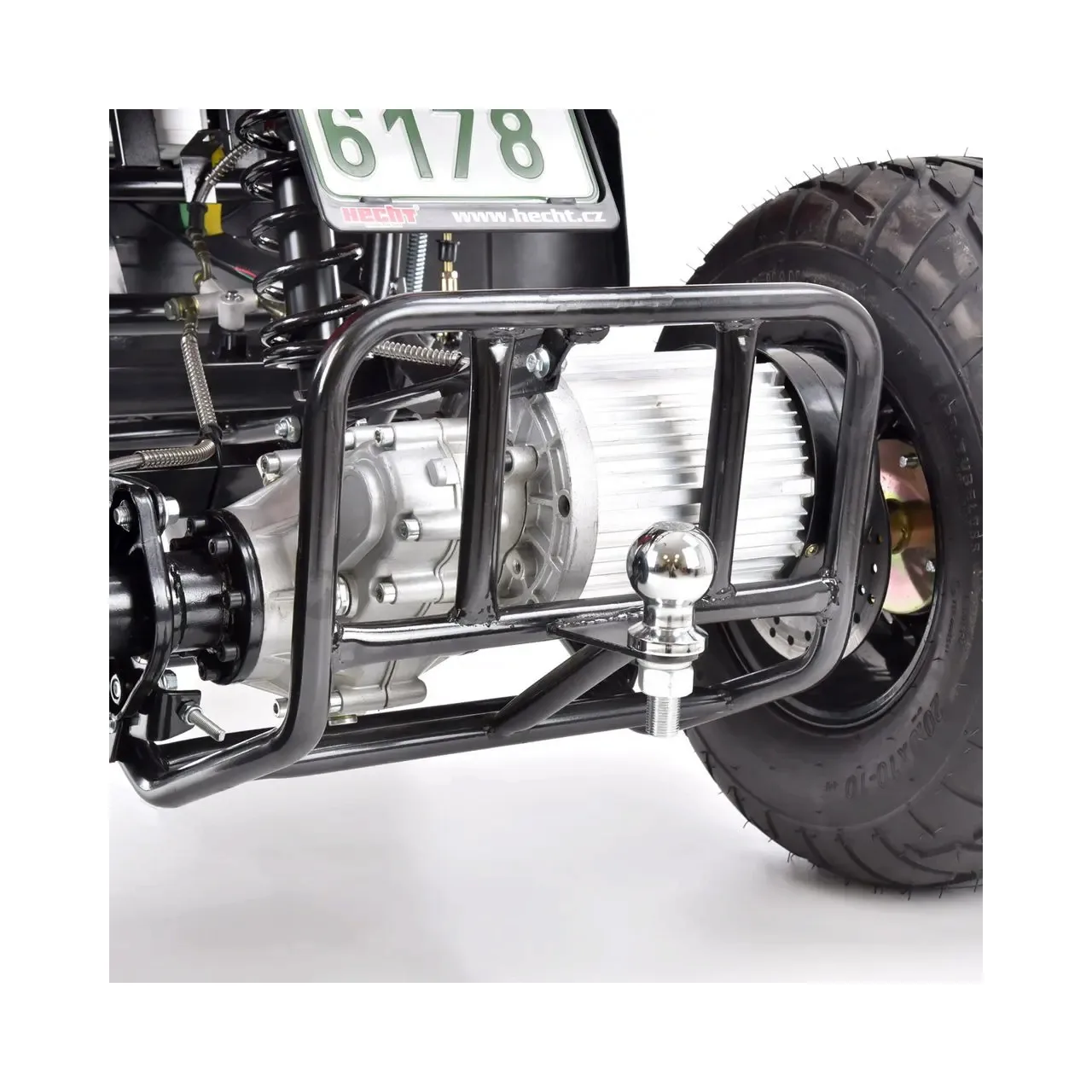 ATV electric HECHT 59399 Red, acumulator 72 V / 52 Ah, viteza maxima 45 km/h, rosu, pentru adulti 6