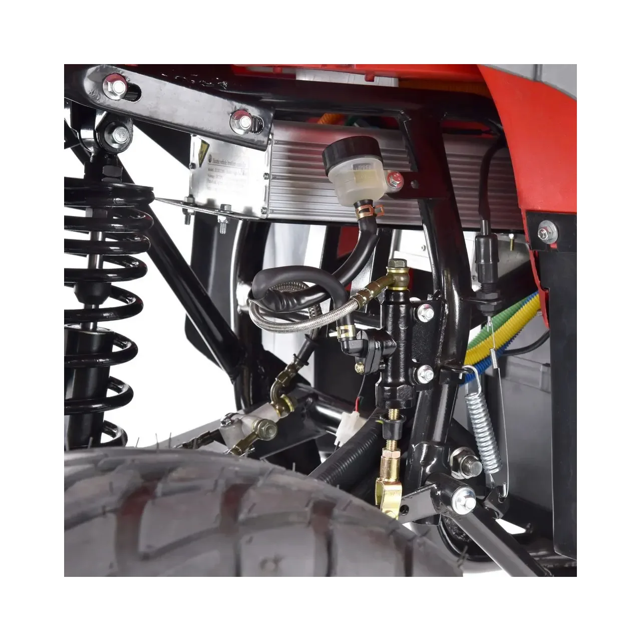ATV electric HECHT 59399 Red, acumulator 72 V / 52 Ah, viteza maxima 45 km/h, rosu, pentru adulti 15