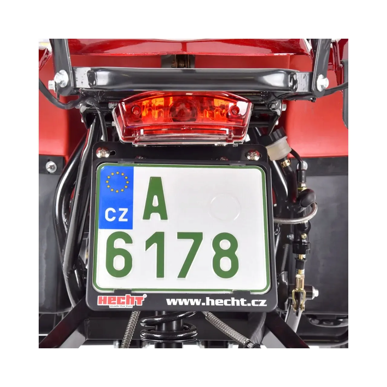 ATV electric HECHT 59399 Red, acumulator 72 V / 52 Ah, viteza maxima 45 km/h, rosu, pentru adulti 16