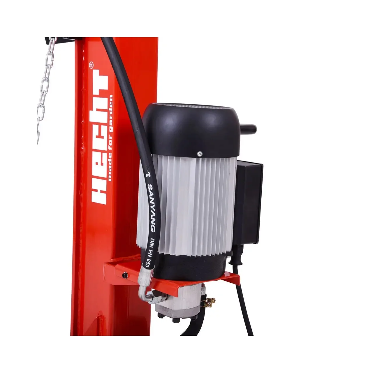 Despicator de busteni HECHT 6110, motor electric, putere 3000 W, presiune maxima 10 tone, lungime maxima lemn 70 cm, diametru maxim lemn 30 cm 1