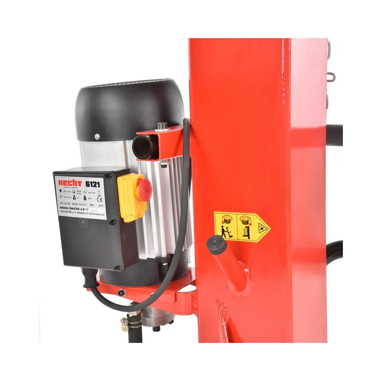 Despicator de busteni HECHT 6121, motor electric, putere 3000 W, presiune maxima 12 tone, lungime maxima lemn 70 cm, diametru maxim lemn 35 cm 9