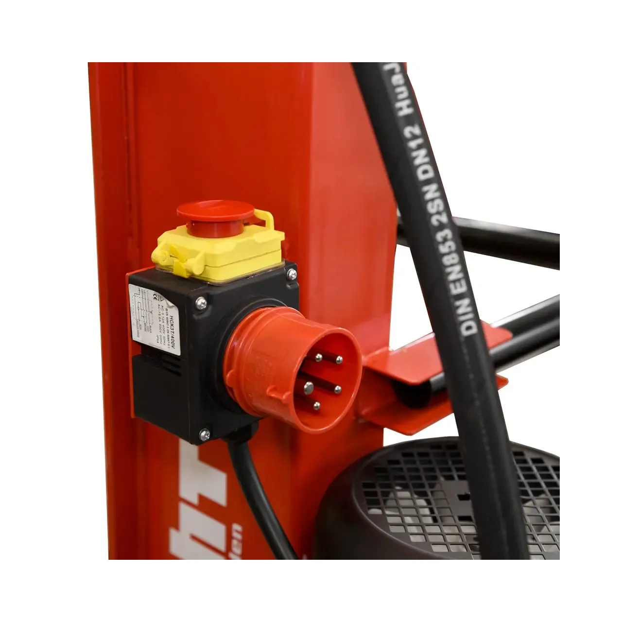 Despicator de busteni HECHT 6160, motor electric, putere 4000 W, presiune maxima 16 tone, lungime maxima lemn 100 cm, diametru maxim lemn 40 cm 1
