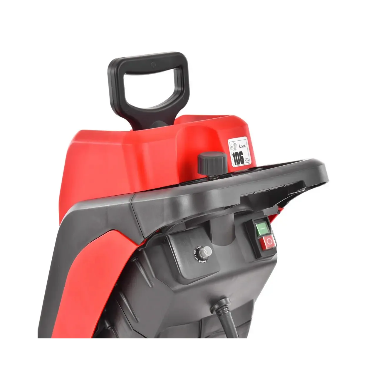 Tocator pentru crengi si resturi vegetale HECHT 624, motor electric, putere 2400 W, diametru maxim de taiere crengi 4.5 cm 1