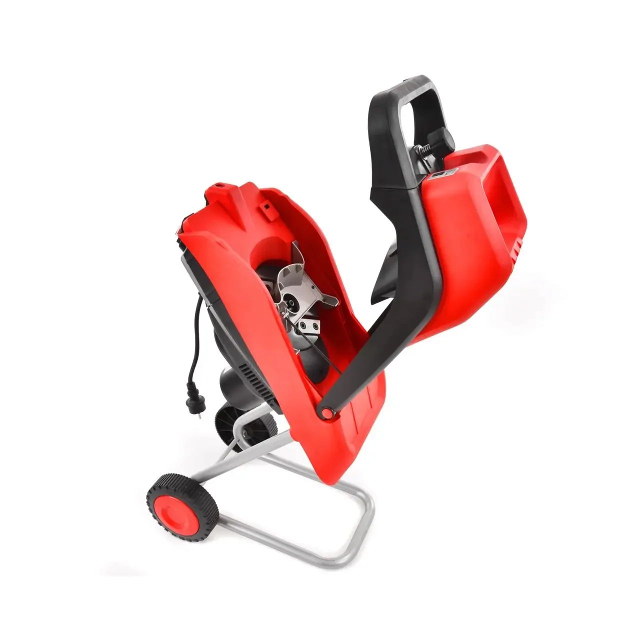 Tocator pentru crengi si resturi vegetale HECHT 624, motor electric, putere 2400 W, diametru maxim de taiere crengi 4.5 cm 2