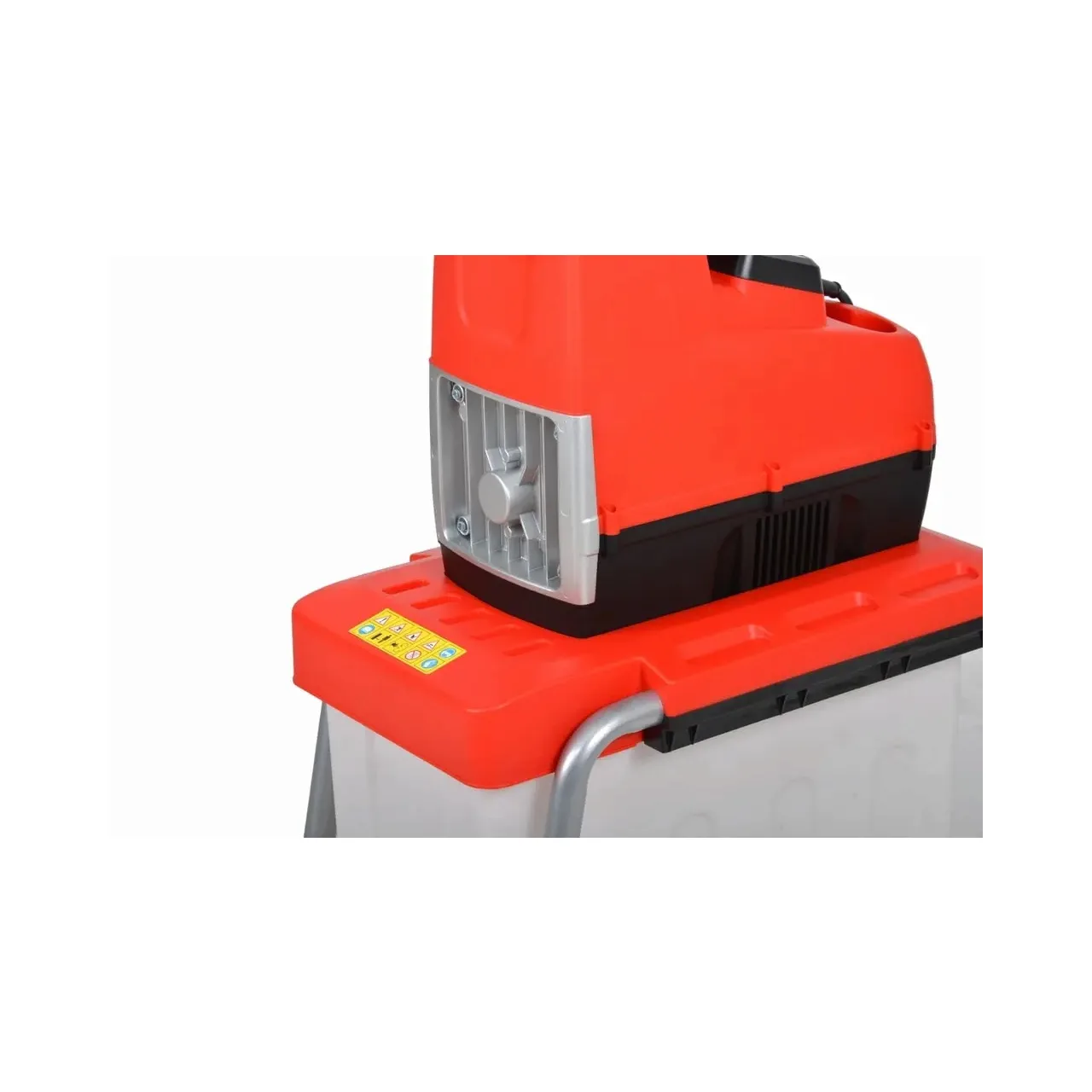 Tocator pentru crengi si resturi vegetale HECHT 6285 XL, motor electric, putere 2800 W, diametru maxim de taiere crengi 4.4 cm, cutie 60 litri 1