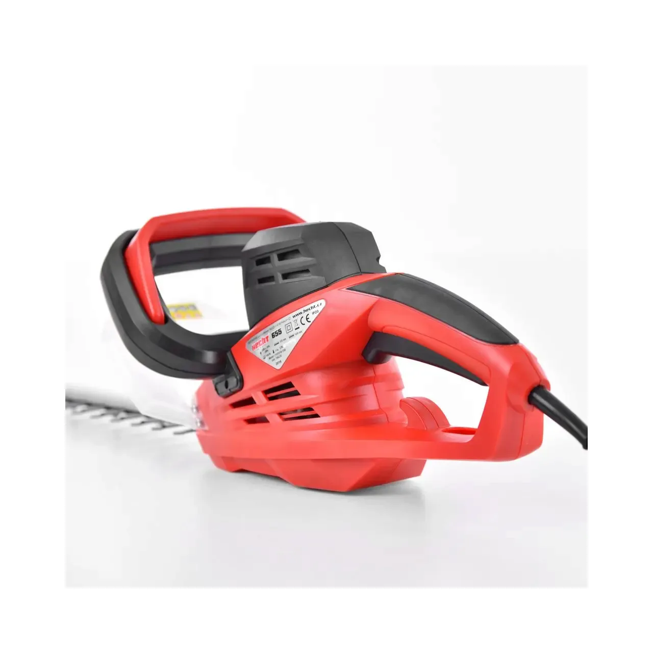 Trimmer electric pentru tuns gardul viu HECHT 655, putere motor 600 W, lungimea lamei 55 cm 3