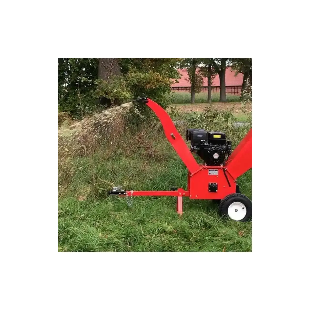 Tocator pentru crengi si resturi vegetale HECHT 6642, motor termic, putere 15 CP, 11.2 kW, 420 CC, diametru maxim de taiere crengi 10 cm 5