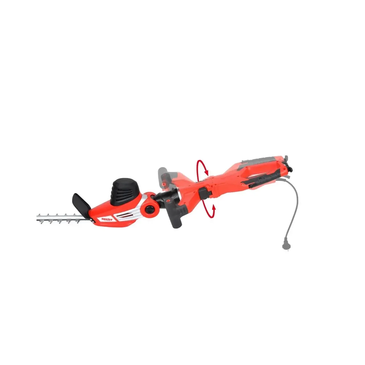 Trimmer electric pentru gard viu Hecht 675, 750 W, maner telescopic, lungime lama 51 cm 6