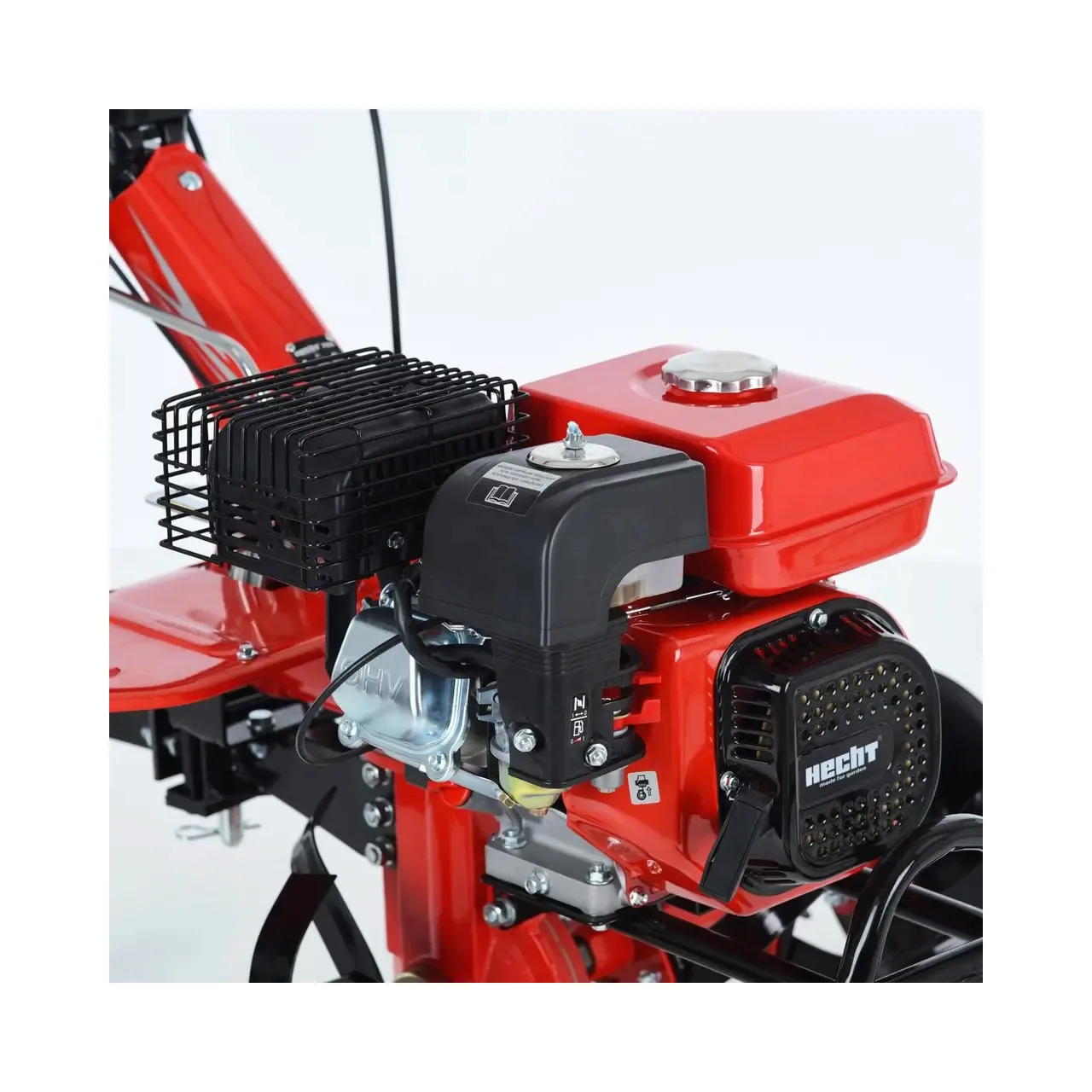 Motosapa HECHT 7100, motor 4 timpi, capacitate cilindrica 208 CC, 7 CP, latime de lucru 104 cm, 3 viteze 13