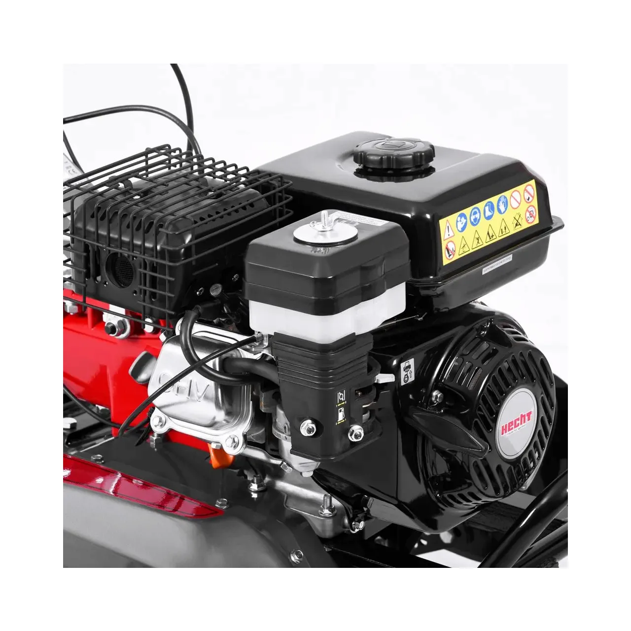Motosapa HECHT 7970, motor 4 timpi, capacitate cilindrica 212 CC, 3.6 kW, 5 CP, latime de lucru 110 cm, 3 viteze 3