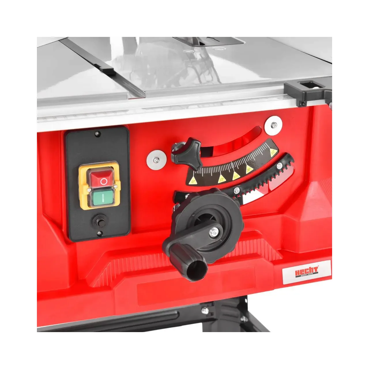 Fierastrau circular cu masa HECHT 8254, putere 2000 W, diametru disc 210 mm, diametru maxim taiere mm 4