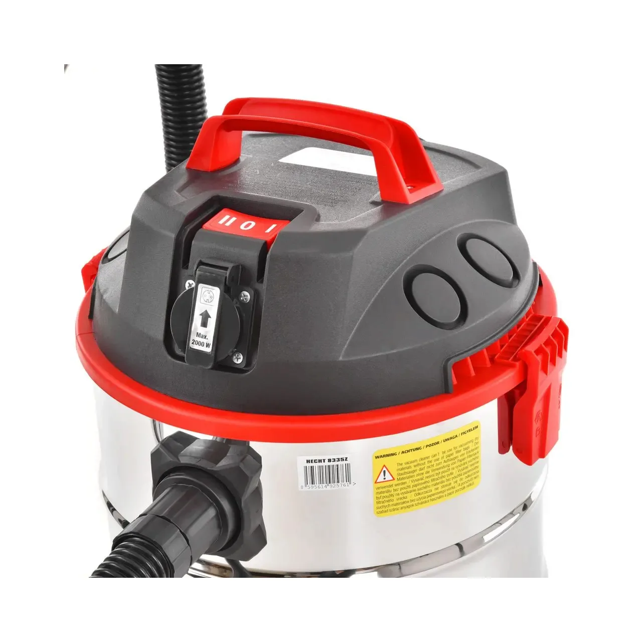 Aspirator electric curatare umed/uscat HECHT 8335Z, putere 1400 W, capacitate rezervor 35 litri 11