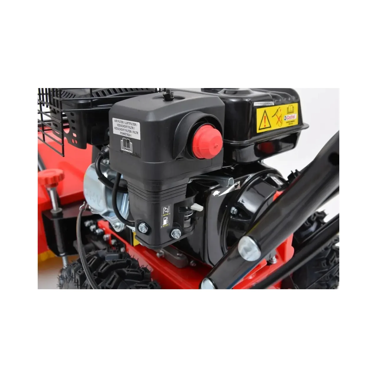 Masina de maturat HECHT 8616 SE, motor benzina, capacitate cilindrica 196 CC, latime maxima de lucru 62 cm, starter electric 3