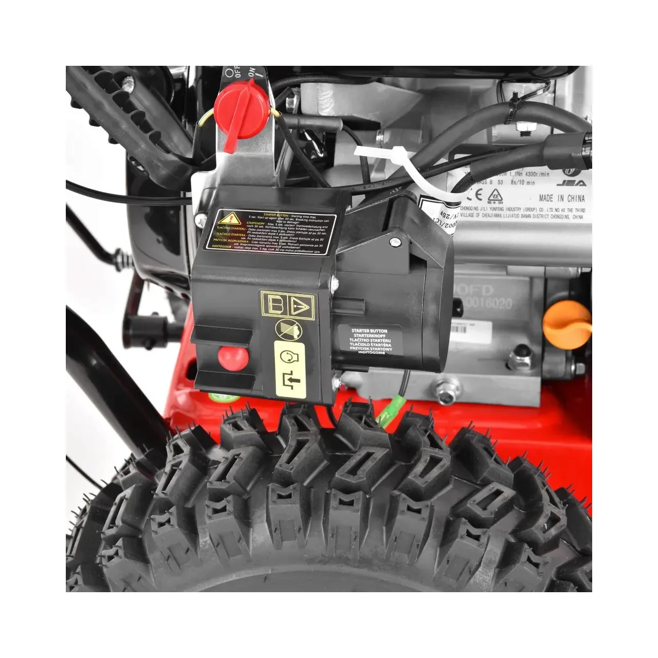 Masina de maturat HECHT 8680 SE, motor benzina, capacitate cilindrica 196 CC, latime maxima de lucru 80 cm, fara accesorii 4