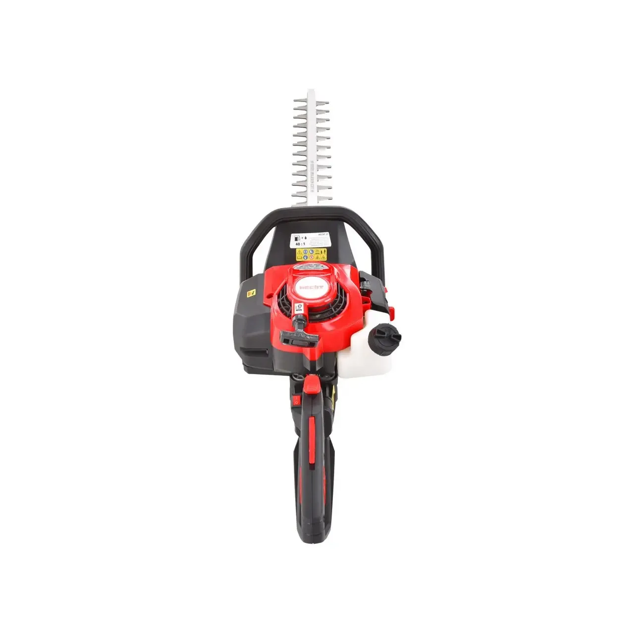 Trimmer pe benzina pentru tuns gardul viu HECHT 9245, putere motor 1 CP, lungimea lamei 70 cm 1