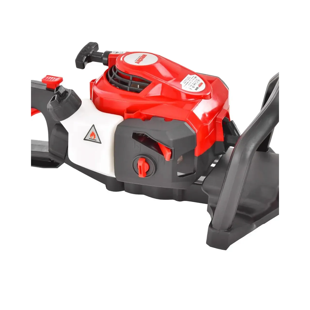 Trimmer pe benzina pentru tuns gardul viu HECHT 9245, putere motor 1 CP, lungimea lamei 70 cm 5