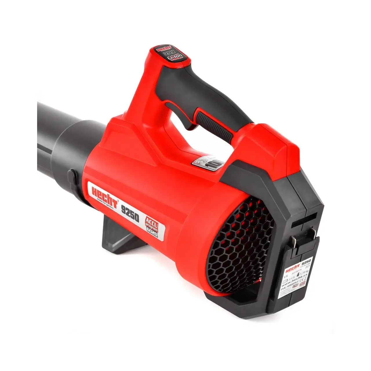 Suflanta de frunze pe acumulator HECHT 9250, 7.2 mc, 162 km/h, alimentare 20V, fara acumulator, fara incarcator 3