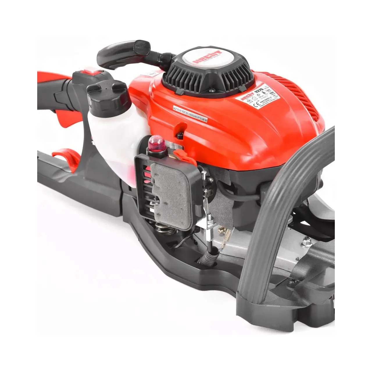 Trimmer pe benzina pentru tuns gardul viu HECHT 9275 PROFI, putere motor 1 CP, lungimea lamei 75 cm 5