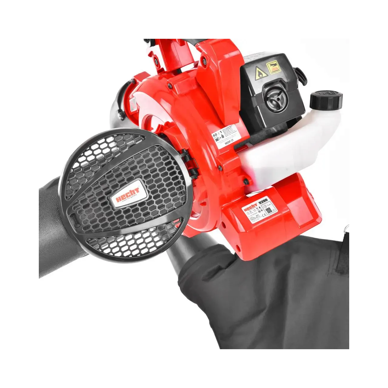 Suflanta si aspirator de frunze cu motor pe benzina HECHT 9280, putere motor 1 CP, capacitate cilindrica 28 CC 2