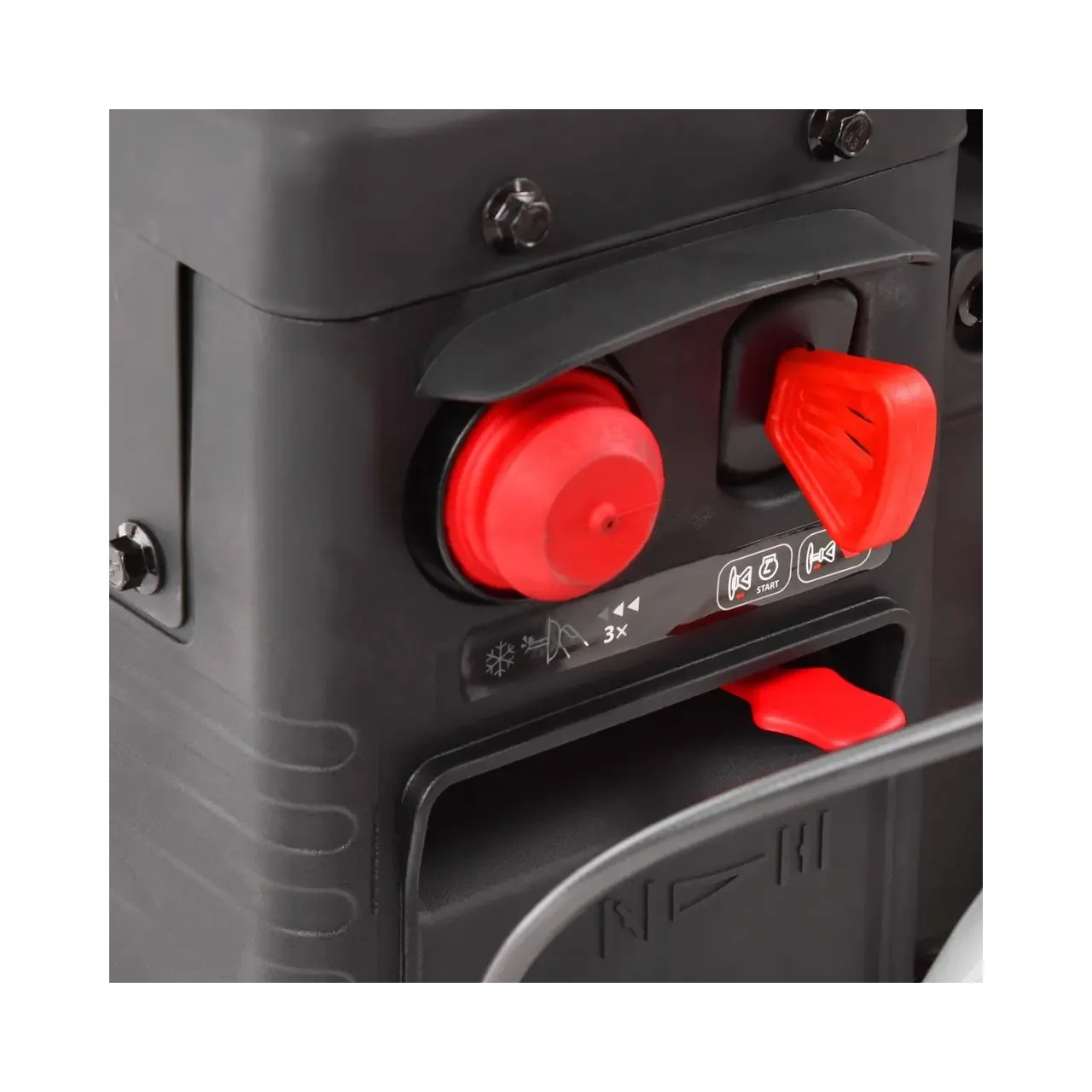 Freza de zapada pe benzina HECHT 9334 SQ, putere 13 CP, capacitate cilindrica 375 cmc, latime de lucru 87 cm 12