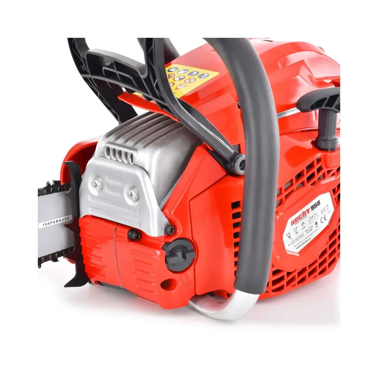 Motofierastrau Hecht 958 lama de 39 cm motor de 58 cm3 cu o putere nominala de 33 cp. Greutate 55 kg. 3