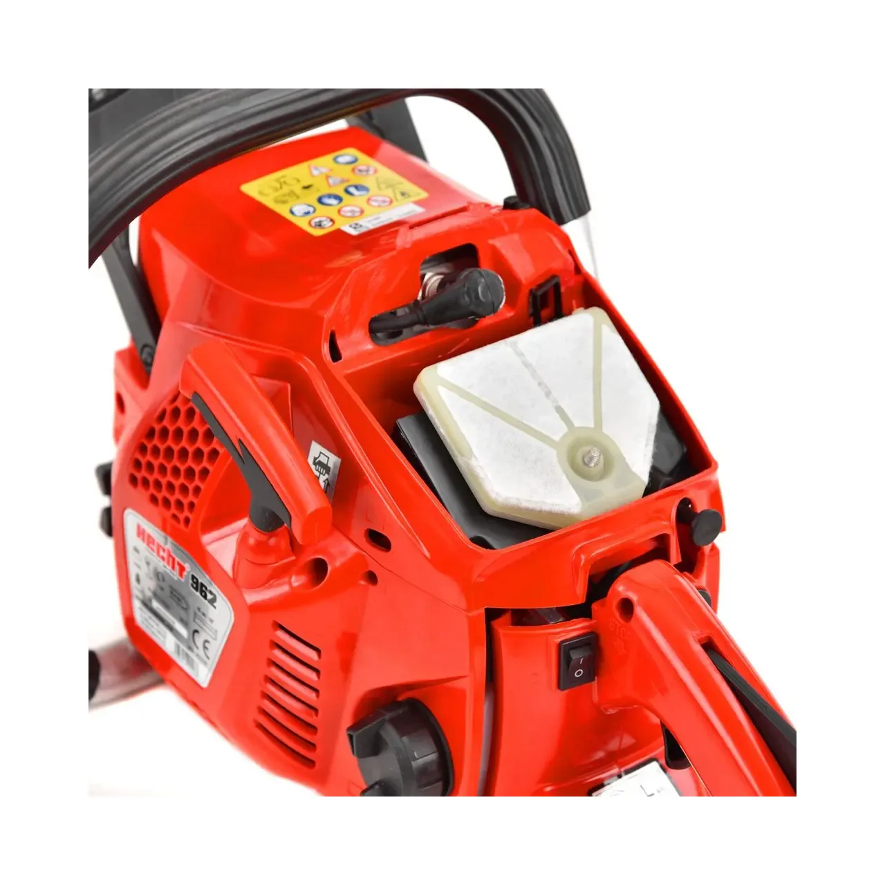 Drujba pe benzina HECHT 962, motor 2 timpi, putere 4 CP, capacitate cilindrica 62 CC, lungime lama 45 cm 5